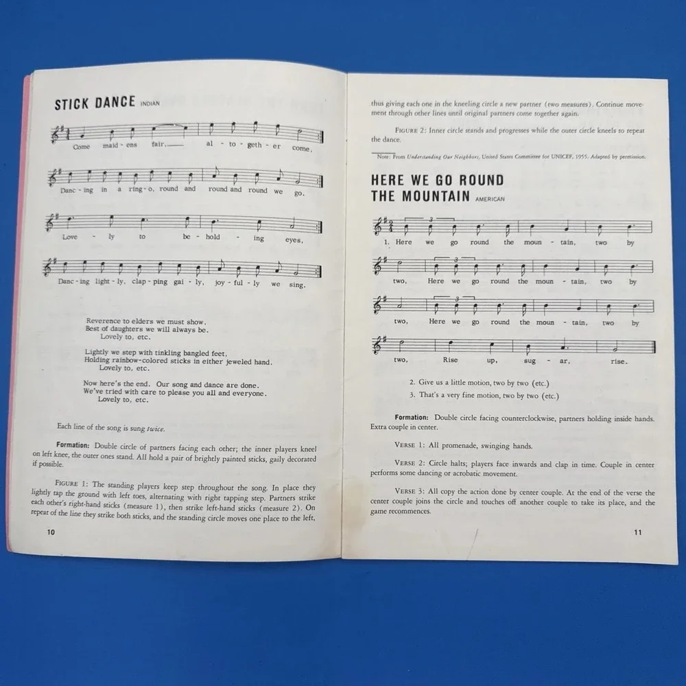 Vintage Girl Scouts SKIP‎ TO MY LOU Song Book (1958) Old Traditional Folk Songs